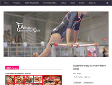 Tablet Screenshot of allistongymnastics.com
